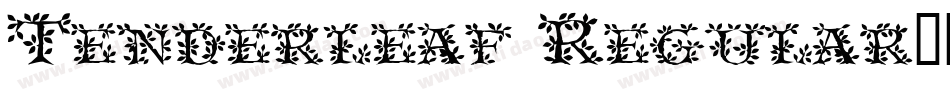 Tenderleaf Regular字体转换